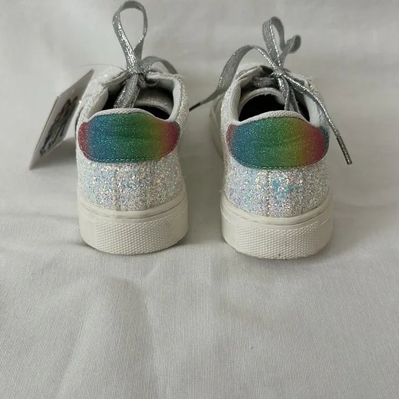NWT Lola & The Boys Star Glitter Sneakers - Picture 3 of 4